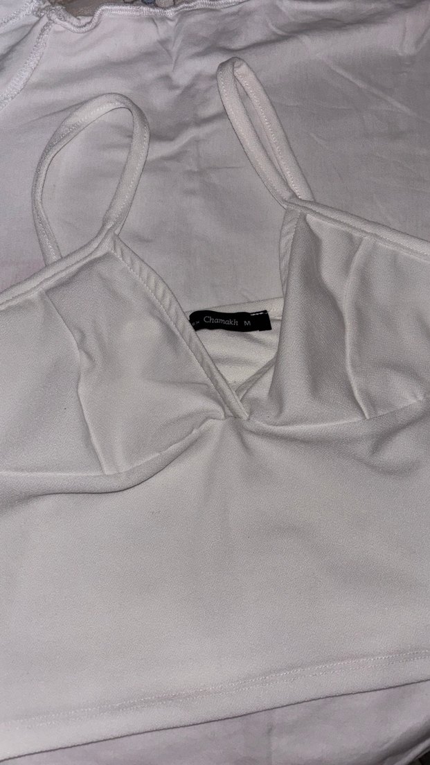 Gri Beyaz Spor Sütyeni - Görsel 2