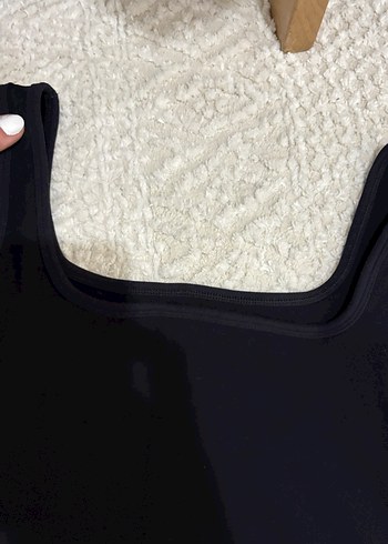 Siyah Mini Kadın Atlet - Görsel 3