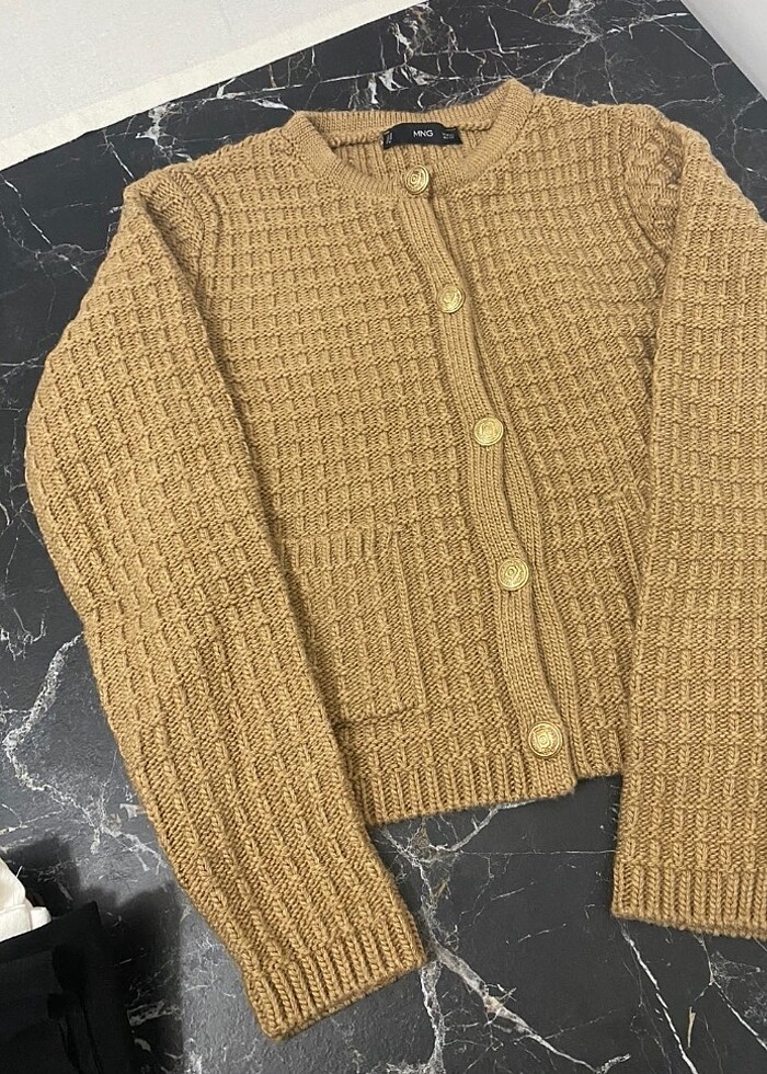 Mango Düğmeli Hırka - Görsel 3