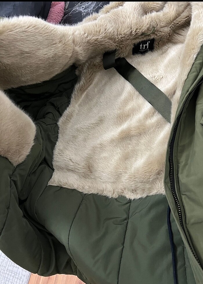 Zara Haki Parka - Görsel 4