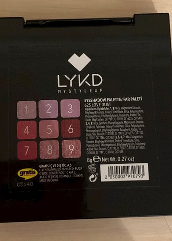 LYKD far paleti-625 LOVE DUST - Görsel 4
