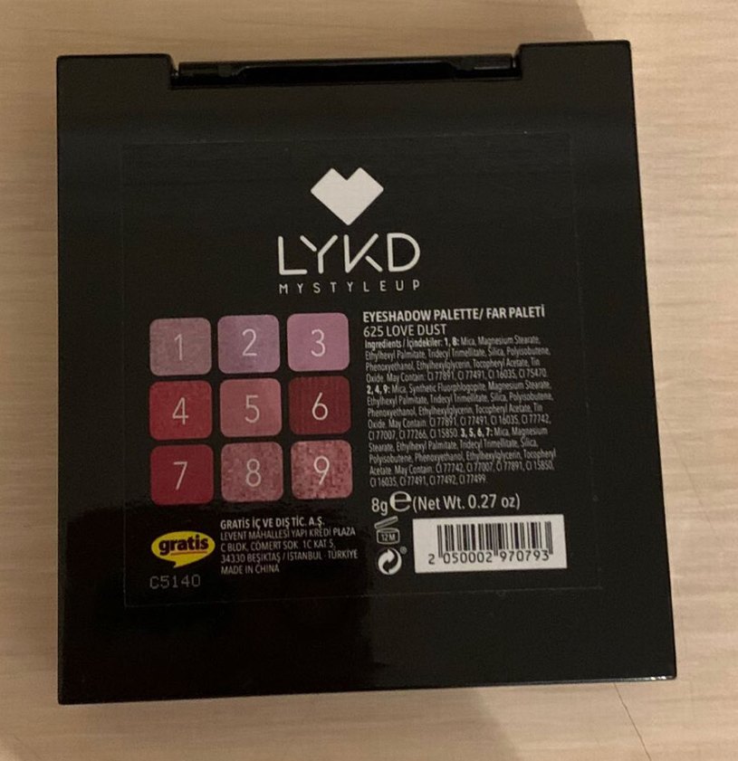 LYKD far paleti-625 LOVE DUST - Görsel 4