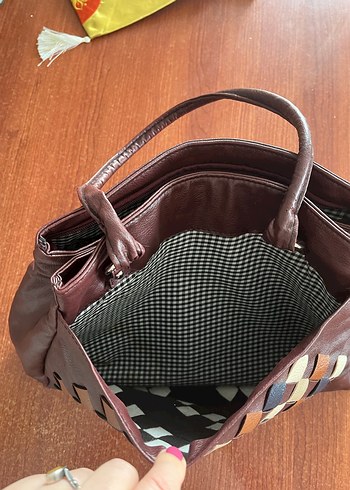 DERİ KADIN KOL ÇANTASI - Görsel 4