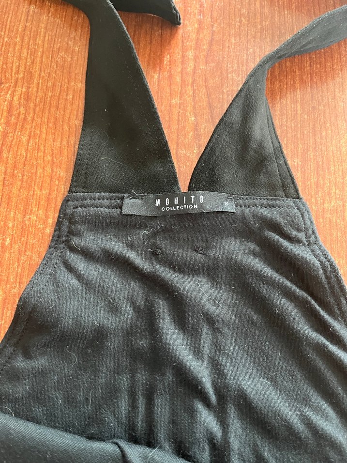 MOHİTO MARKA Süet Askılı Kısa Tulum - Görsel 3