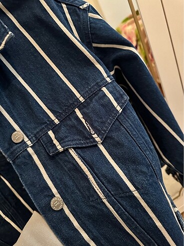 s Beden lacivert Renk Pull and Bear Denim ceket