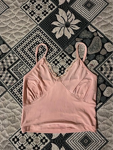 Diğer Askılı pembe crop