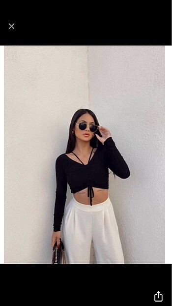 Bogazdan ip geçmeli crop