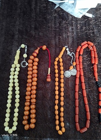 6 adet Karışık sıkma kehribar lotu şok fiyat