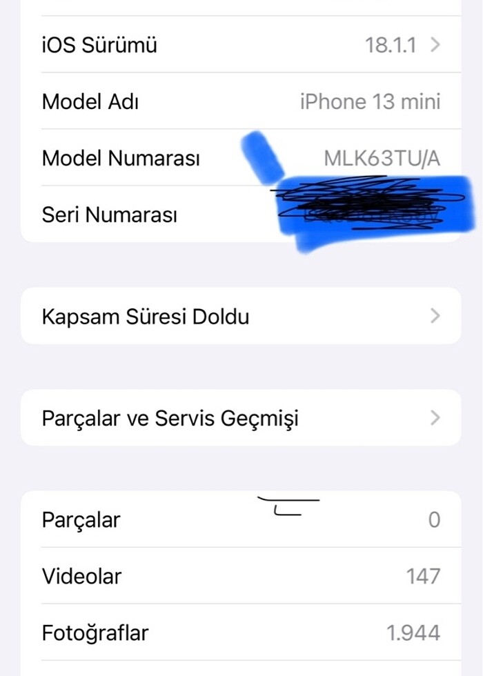 İPhone 13 mini TR CİHAZ - Görsel 4