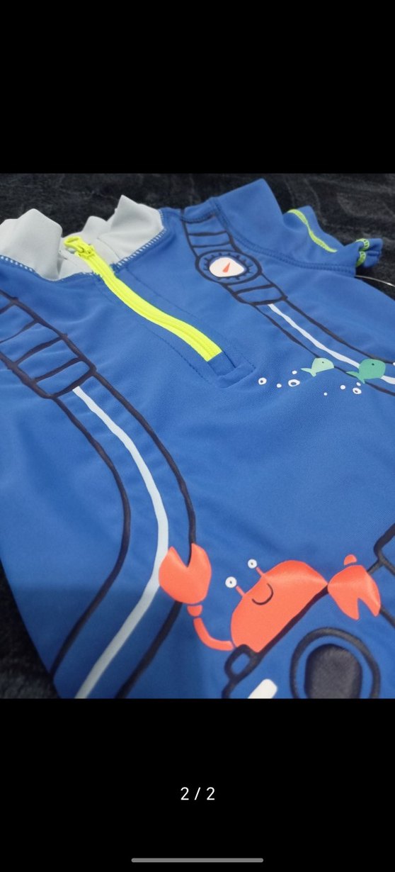 Erkek Çocuk Renkli Baskılı Kısa Kollu Mayo - Görsel 2