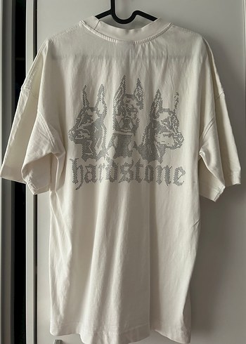 Erkek Beyaz Kısa Kollu Baskılı Tişört - Görsel 2