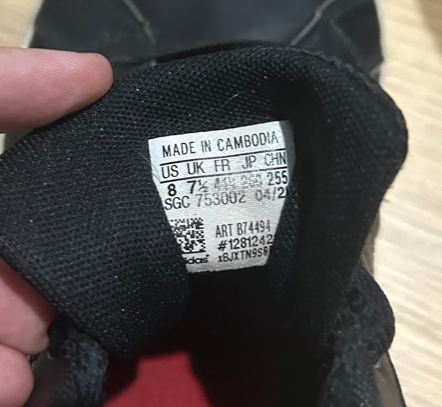 Siyah Adidas Erkek Spor Ayakkabı - Görsel 4