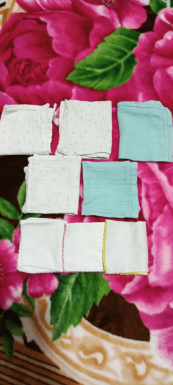 HELLO BABY 8 ADET MUSLİN AĞIZ BEZİ - Görsel 2