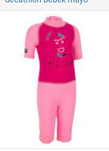 Decathlon DECATHLON UV KORUMALI KIZ ÇOCUK MAYO