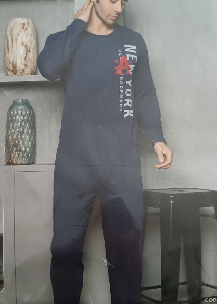 İZOLLİ TEKSTİL ERKEK PİJAMA TAKIMI - Görsel 3