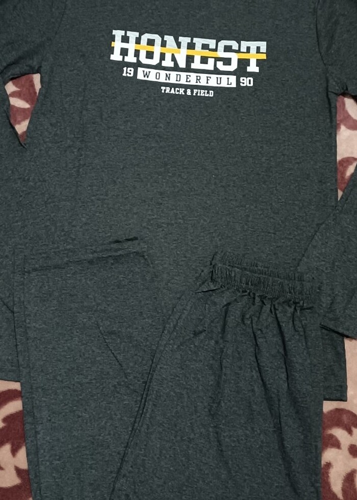 SE&ES TEKSTİL ERKEK PAMUKLU PİJAMA TAKIMI  - Görsel 3