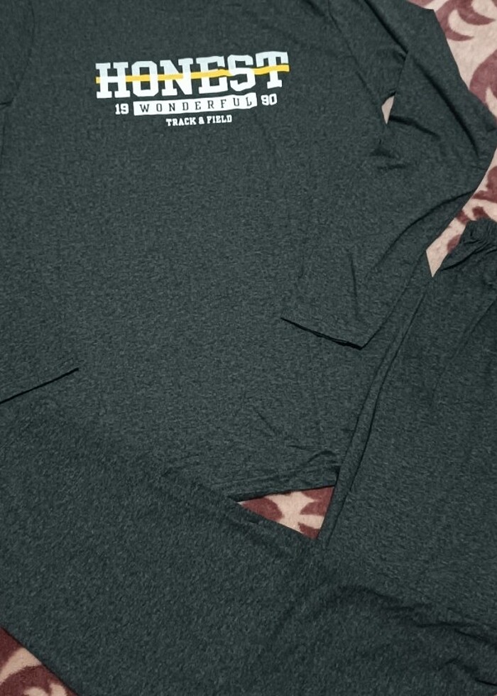 SE&ES TEKSTİL ERKEK PAMUKLU PİJAMA TAKIMI  - Görsel 3