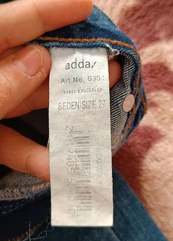 ORJ ADDAX YIRTIK DETAYLI JEAN PANTOLON  - Görsel 7