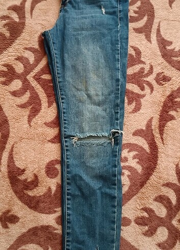 ORJ ADDAX YIRTIK DETAYLI JEAN PANTOLON  - Görsel 9