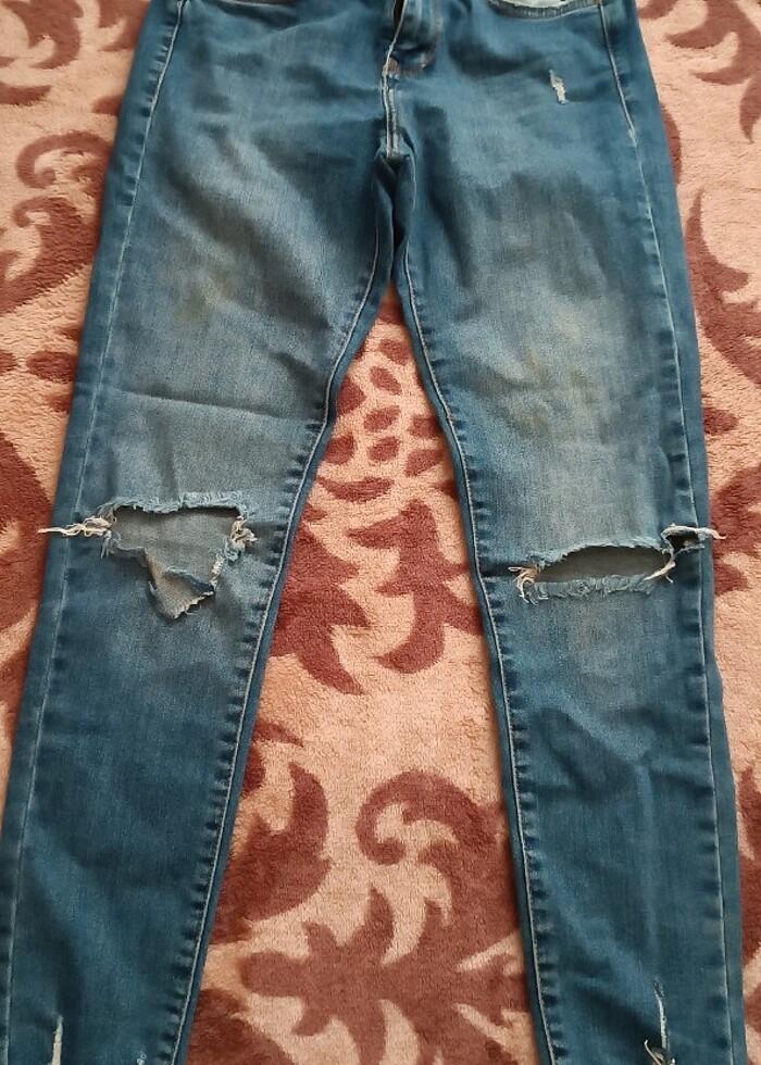 ORJ ADDAX YIRTIK DETAYLI JEAN PANTOLON  - Görsel 5