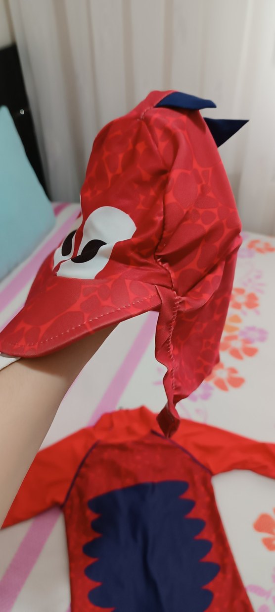 TU MARKA UV KORUMALI ERKEK ÇOCUK MAYO VE ŞAPKA - Görsel 4