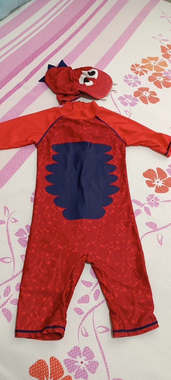 TU MARKA UV KORUMALI ERKEK ÇOCUK MAYO VE ŞAPKA - Görsel 3