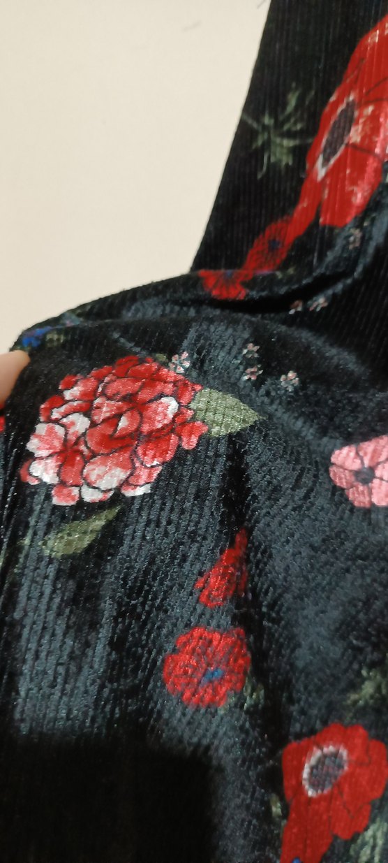 TREND CİTY KADİFE KLOŞ ELBİSE - Görsel 5