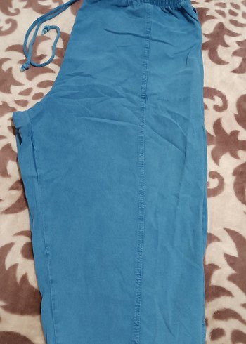 BÜYÜK BEDEN UNİSEX AĞLI PAMUKLU KAPRİ - Görsel 2