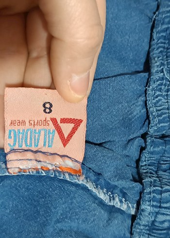 BÜYÜK BEDEN UNİSEX AĞLI PAMUKLU KAPRİ - Görsel 6