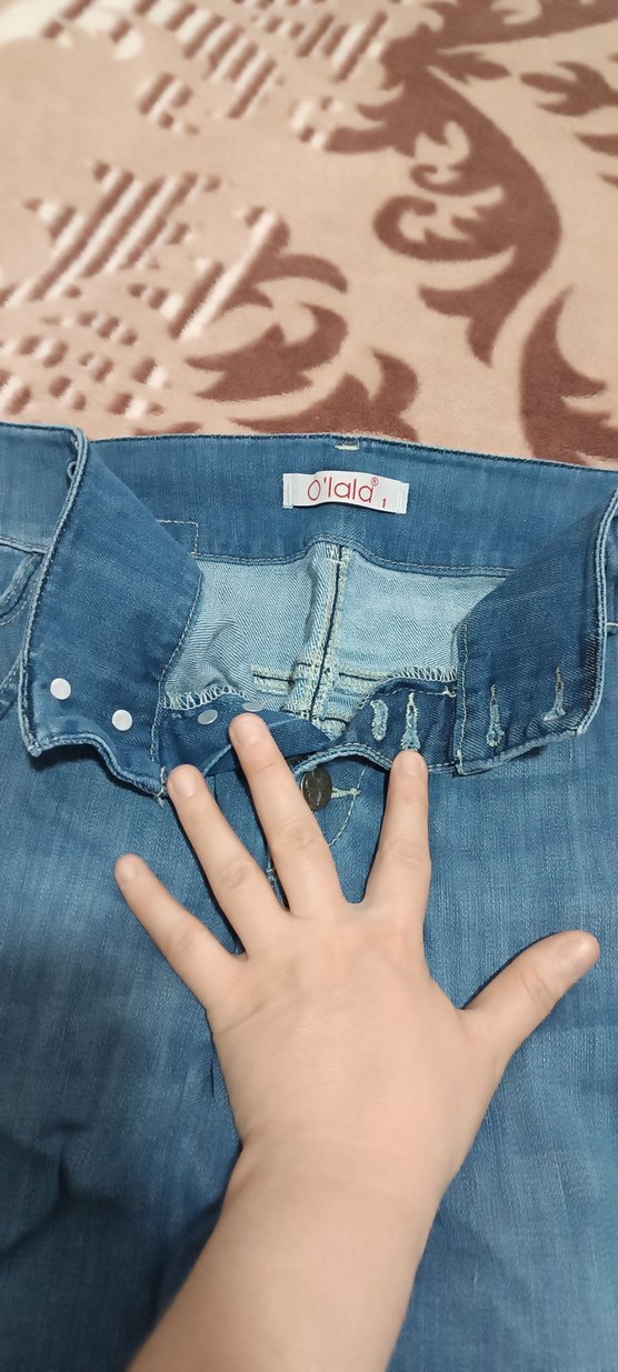 YÜKSEK BEL BORU PAÇA LİKRALI KOT PANTOLON - Görsel 4