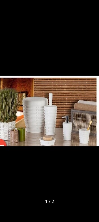 PRİMA NOVA beşli Palm set beyaz