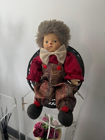 Oturaklı porselen bebek 30cm