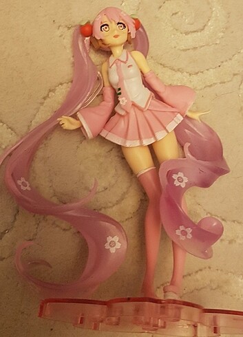 Beden pembe Renk Hatsune Miku Sakura Anime Figür Oyuncak