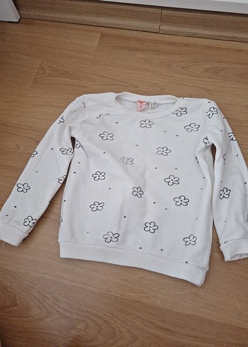 Koton Kids Kız Çocuk Uzun Kollu Beyaz Baskılı takim