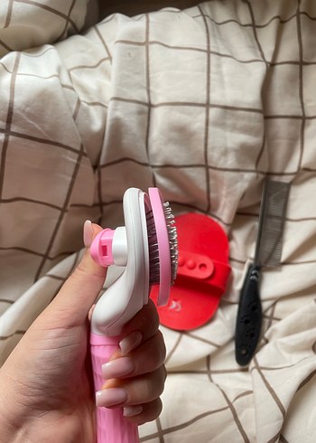 Pembe Kedi Tüy Bakım Seti - Görsel 2