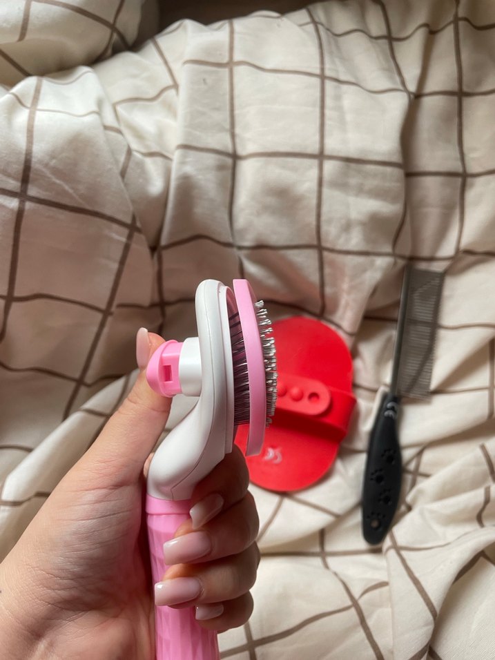 Pembe Kedi Tüy Bakım Seti - Görsel 2