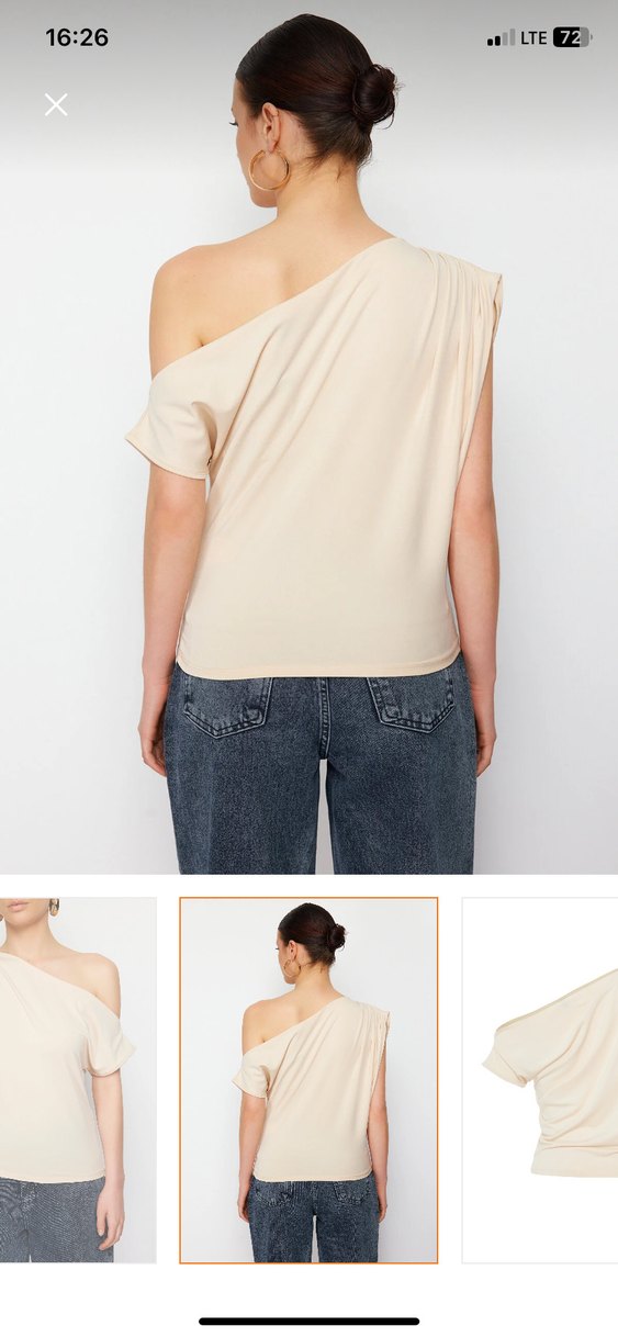 Bek tek kol bluz - Görsel 2