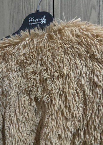 Bej Mini Kürk Detaylı Kadın Ceket - Görsel 7