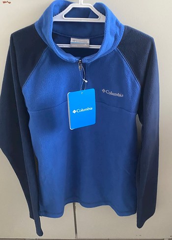 Columbia Erkek Çocuk Mavi Fermuarlı Polar Sweatshirt - Görsel 2