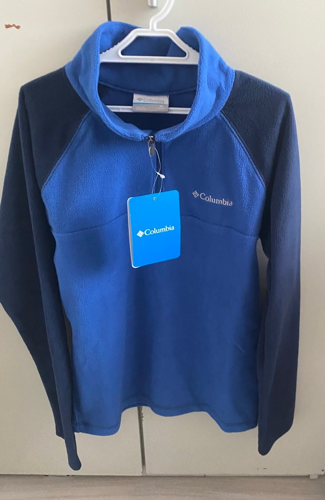 Columbia Erkek Çocuk Mavi Fermuarlı Polar Sweatshirt - Görsel 2