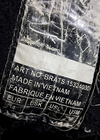 Siyah Erkek kar bot - Görsel 8