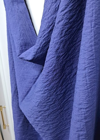 Lacivert  Drapeli Kadın Şal - Görsel 2