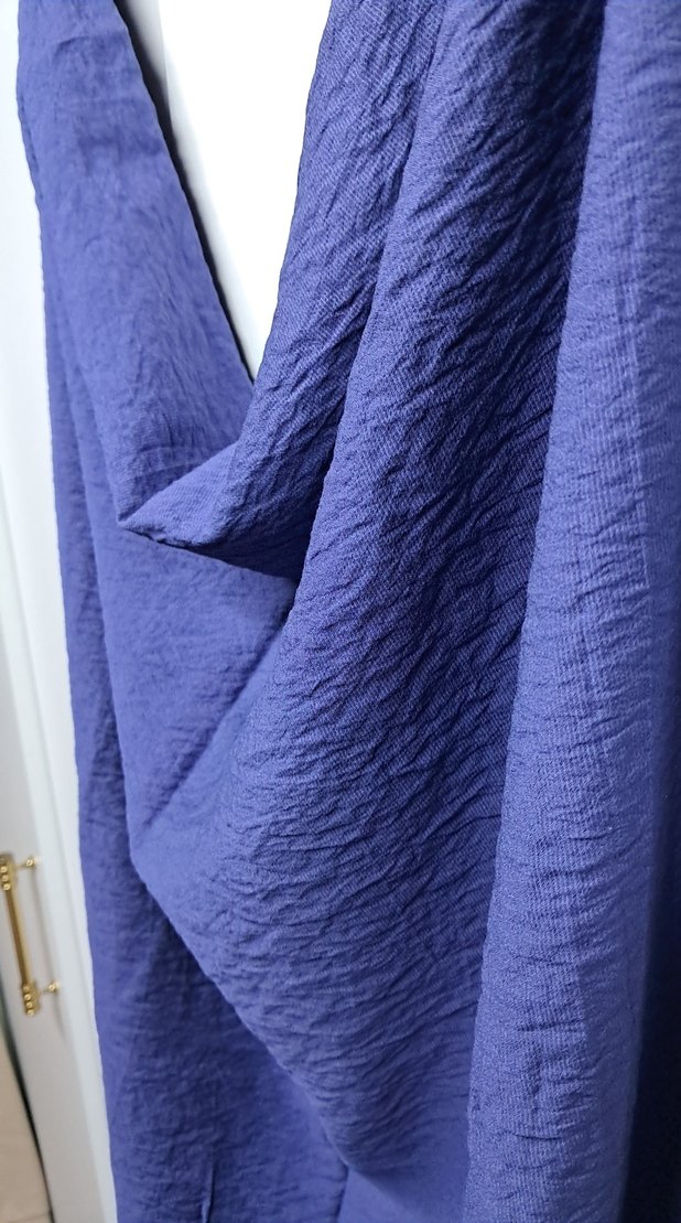 Lacivert  Drapeli Kadın Şal - Görsel 2