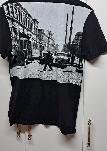 Siyah erkek Kısa Kollu Tişört - Görsel 2