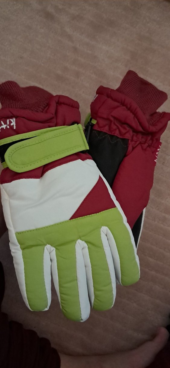 Kızlar için Çok Renkli Polar Eldivenler - Görsel 2