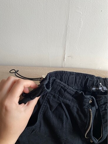 s Beden siyah Renk Paraşüt Pantolon
