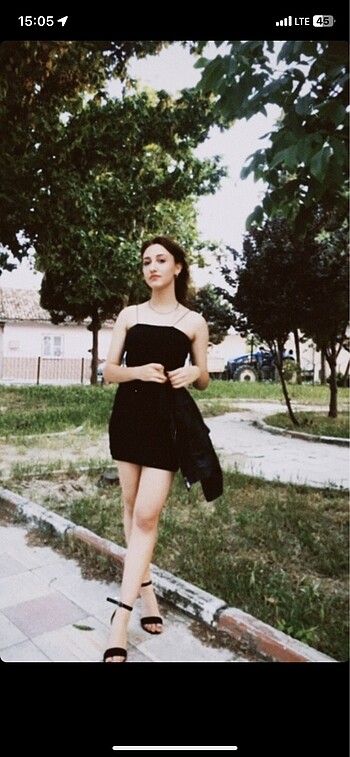 Trendyol & Milla Siyah Elbise