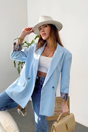 Bebe mavisi blazer ceket