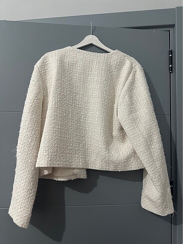 H&M H&M Bukle Ceket Ekru