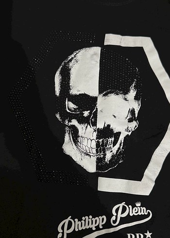 Erkek Siyah Pamuklu Baskılı Rock Tişört 8 adet tshirt - Görsel 2